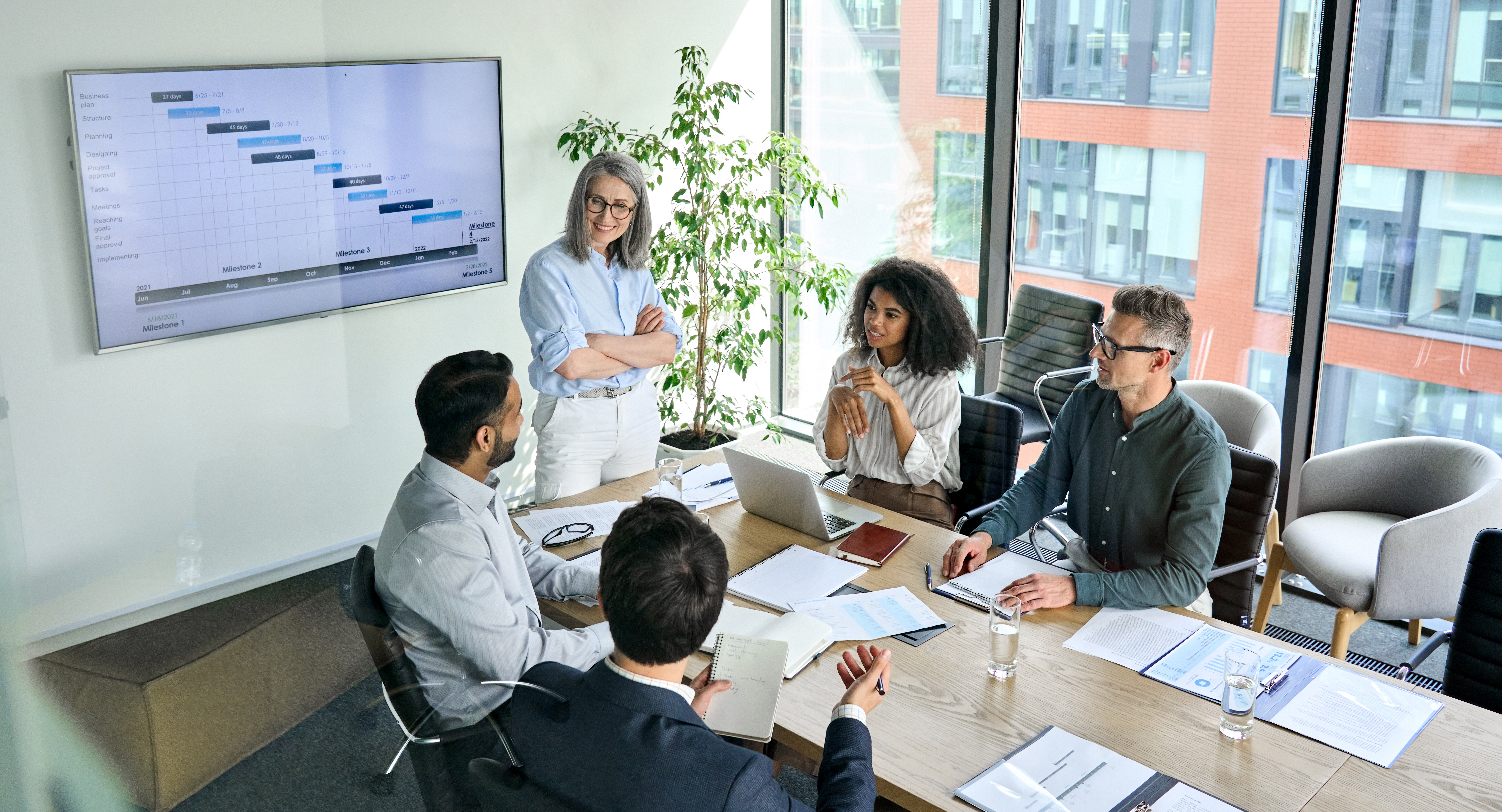 B2B marketing experts in a meeting