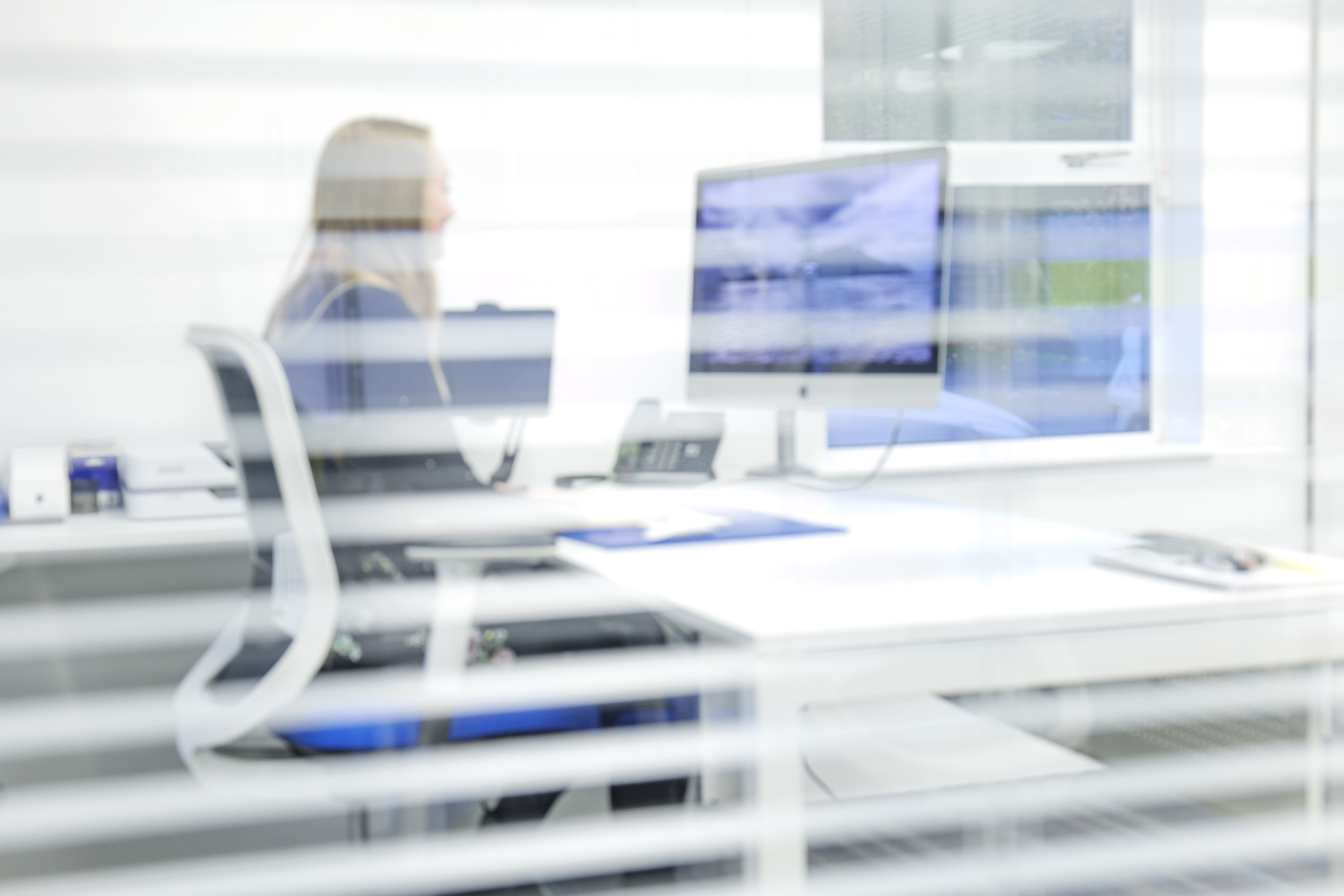 Headley Media colleague working at a desk